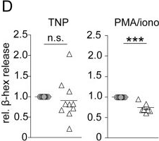 Fig.5.D showing Flow cytometry/Cell sorting from the publication: The transcription factor MAZR preferentially acts as a transcriptional repressor in mast cells and plays a minor role in the regulation of effector functions in response to FcεRI stimulation.