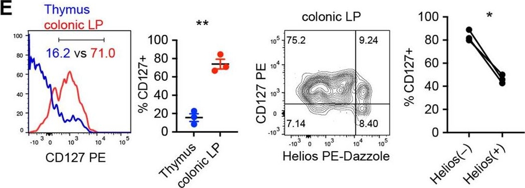 Fig.1.E showing Flow cytometry/Cell sorting in a Mus musculus (House mouse) sample from the publication: Epithelial cell-derived cytokine TSLP activates regulatory T cells by enhancing fatty acid uptake.