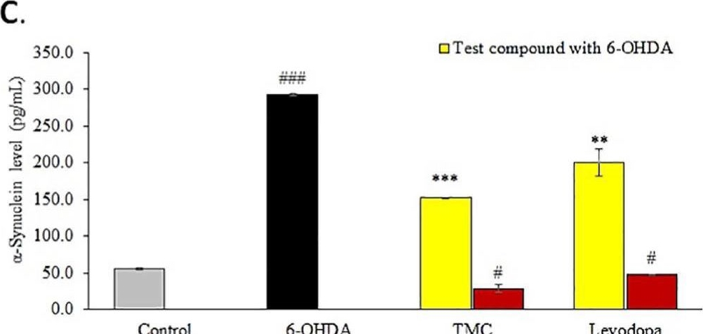 Fig.3.C showing Enzyme-linked immunosorbent assay from the publication: Unravelling the neuroprotective mechanisms of carotenes in differentiated human neural cells: Biochemical and proteomic approaches.