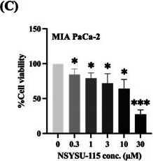 Fig.5.C from the publication: Discovery of a novel RSK2 inhibitor for the treatment of metastatic pancreatic cancer.