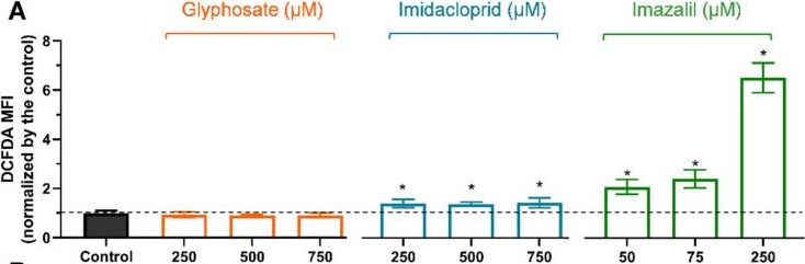 Fig.3.A from the publication: Molecular Physicochemical Properties of Selected Pesticides as Predictive Factors for Oxidative Stress and Apoptosis-Dependent Cell Death in Caco-2 and HepG2 Cells.