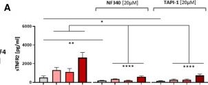 Fig.6.A from the publication: The P2Y11 receptor of human M2 macrophages activates canonical and IL-1 receptor signaling to translate the extracellular danger signal ATP into anti-inflammatory and pro-angiogenic responses.