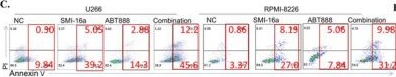 Fig.5.C from the publication: Combining PIM-2 and PARP1 Inhibitors Induces MICA Expression on Multiple Myeloma Cells to Activate NK Cells through NKG2D Binding.