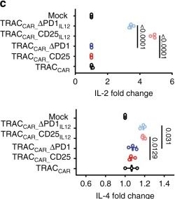 Fig.7.C from the publication: Repurposing endogenous immune pathways to tailor and control chimeric antigen receptor T cell functionality.