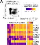 Fig.3.A showing Flow cytometry/Cell sorting from the publication: Transcriptome network analysis implicates CX3CR1-positive type 3 dendritic cells in non-infectious uveitis.