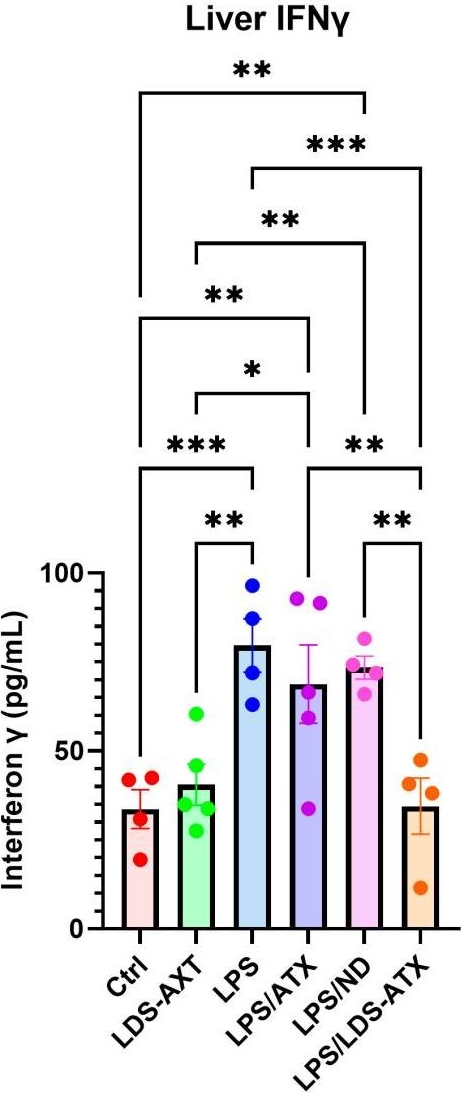 Fig.8.A showing Enzyme-linked immunosorbent assay in a Mus musculus (House mouse) sample from the publication: A New Tailored Nanodroplet Carrier of Astaxanthin Can Improve Its Pharmacokinetic Profile and Antioxidant and Anti-Inflammatory Efficacies.