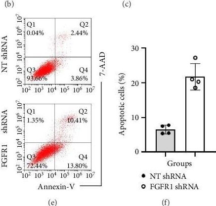 Fig.1.B showing Flow cytometry/Cell sorting in a Homo sapiens (Human) sample from the publication: Autocrine Fibroblast Growth Factor Receptor 1 Signaling Activates Lactate Dehydrogenase A-Aerobic Glycolysis for Advanced Human Prostate Tumor Growth.