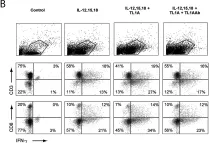 Fig.2.B showing Flow cytometry/Cell sorting in a Homo sapiens (Human) sample from the publication: TL1A induces TCR independent IL-6 and TNF-α production and growth of PLZF⁺ leukocytes.