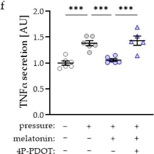 Fig.3.F showing Flow cytometry/Cell sorting from the publication: Impact of Melatonin on RAW264.7 Macrophages during Mechanical Strain.